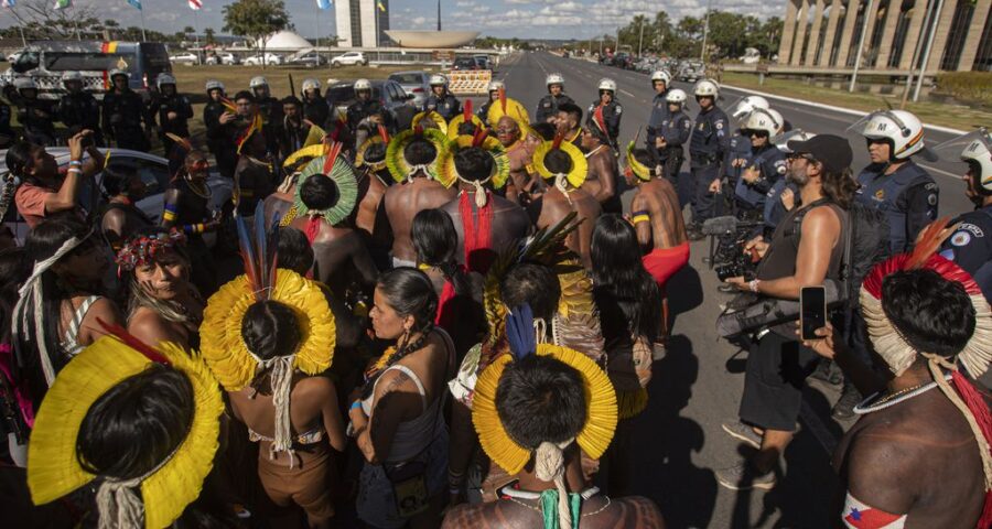 Manifestação na Esplanada dos Ministérios