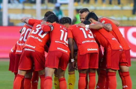 O jogador Enner Valencia fez o gol do time Colorado - Foto: Reprodução: X @SCInternacional