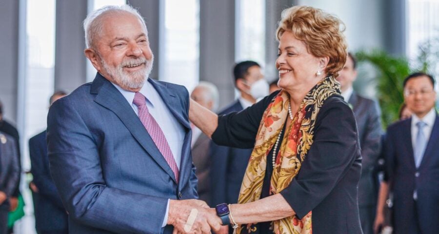 Luiz Inácio Lula da Silva e Dilma Roussef