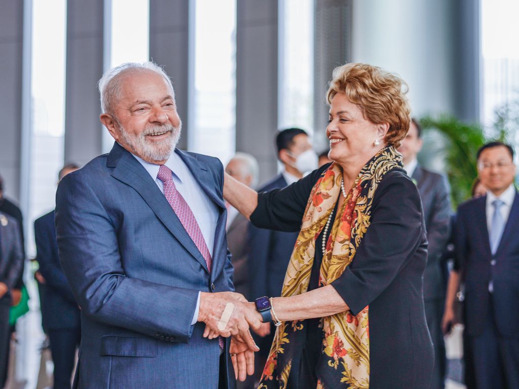 Luiz Inácio Lula da Silva e Dilma Roussef