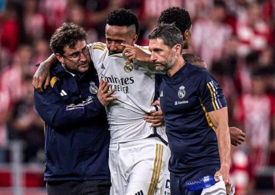 Éder Militão sofreu lesão que causou uma ruptura do ligamento cruzado anterior do joelho esquerdo - Foto: Reprodução/ Instagram @443