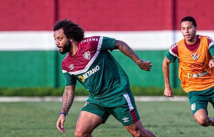 Marcelo é suspenso por três jogos pela Conmebol e desfalcará o Fluminense nos próximos jogos das quartas de finais da Libertadores - Foto: Reprodução/ Instagram @marcelotwelve