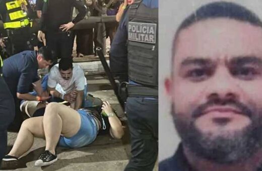 Policial penal Raimundo Nonato Veloso da Silva Neto é acusado de balear duas pessoas durante a Expoacre – Foto: Reprodução/WhatsApp