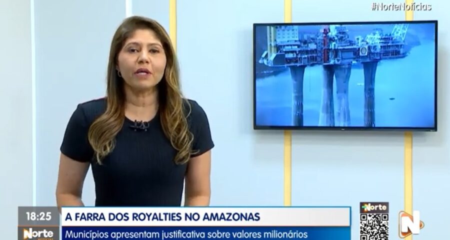 O Norte Notícias é apresentado por Mariana Rocha – Foto: Reprodução/TV Norte Amazonas