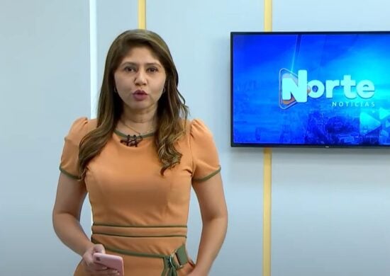 O Norte Notícias é apresentado por Mariana Rocha – Foto: Reprodução/TV Norte Amazonas