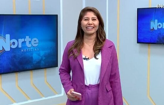 O Norte Notícias é apresentado por Mariana Rocha – Foto: Reprodução/TV Norte Amazonas