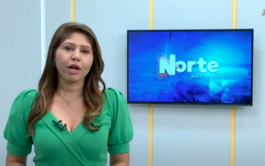 O Norte Notícias é apresentado por Mariana Rocha – Foto: Reprodução/TV Norte Amazonas