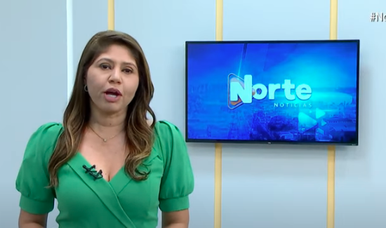 O Norte Notícias é apresentado por Mariana Rocha – Foto: Reprodução/TV Norte Amazonas