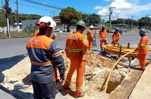 Obras para expansão do gás natural em Manaus- Foto: Cigás