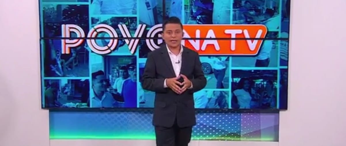 Programa Povo Na Tv foi apresentado por Léo Cândido - Foto: Reprodução/TV Norte Tocantins