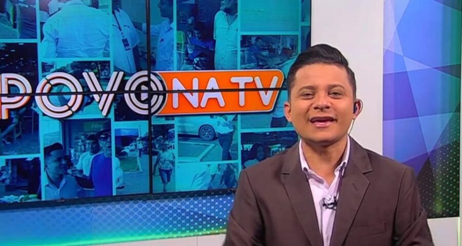 Programa Povo Na Tv foi apresentado por Léo Cândido - Foto: Reprodução/TV Norte Tocantins