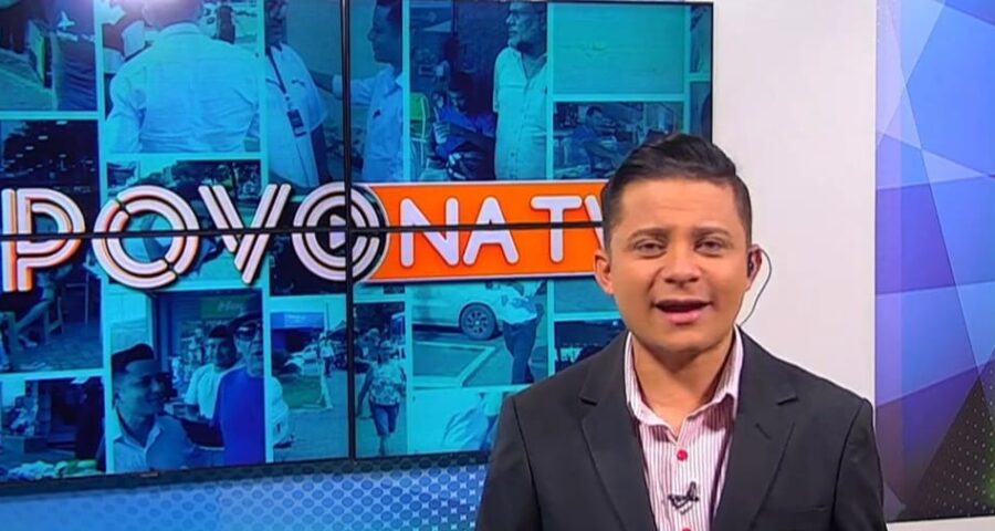 Programa Povo Na Tv foi apresentado por Léo Cândido - Foto: Reprodução/TV Norte Tocantins