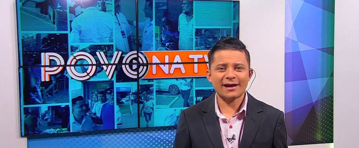 Programa Povo Na Tv foi apresentado por Léo Cândido - Foto: Reprodução/TV Norte Tocantins