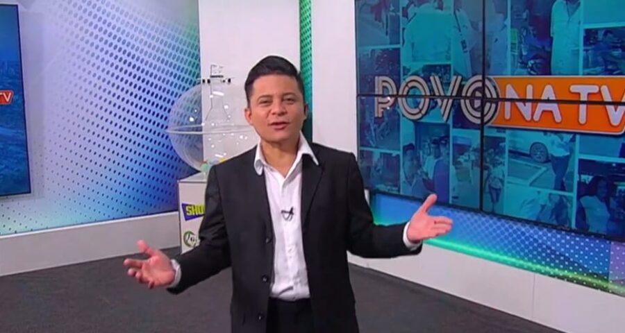 Programa Povo Na Tv foi apresentado por Léo Cândido - Foto: Reprodução/TV Norte Tocantins