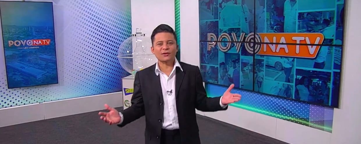 Programa Povo Na Tv foi apresentado por Léo Cândido - Foto: Reprodução/TV Norte Tocantins