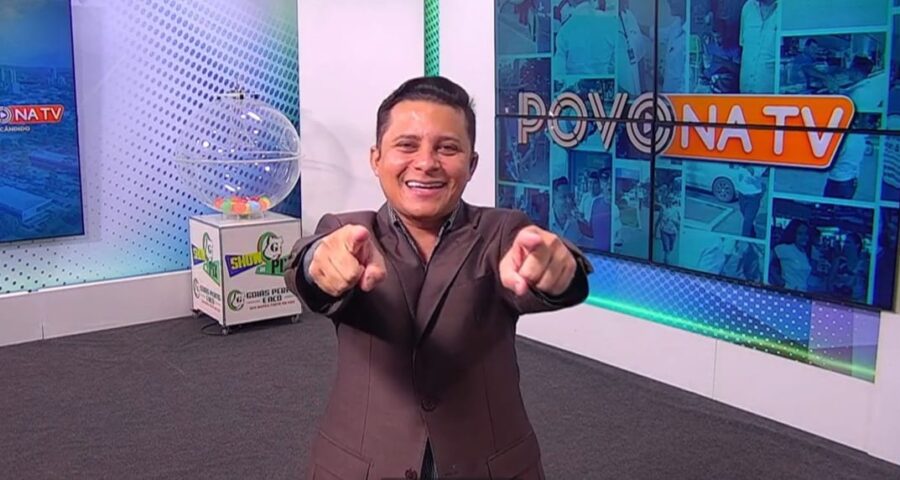 Programa Povo Na Tv foi apresentado por Léo Cândido - Foto: Reprodução/TV Norte Tocantins