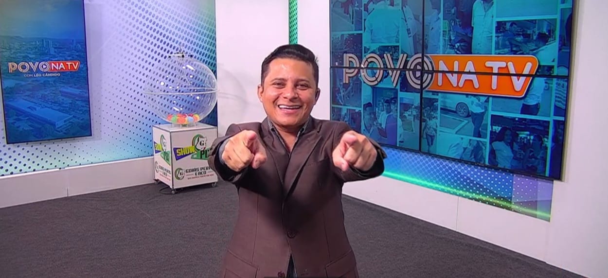 Programa Povo Na Tv foi apresentado por Léo Cândido - Foto: Reprodução/TV Norte Tocantins