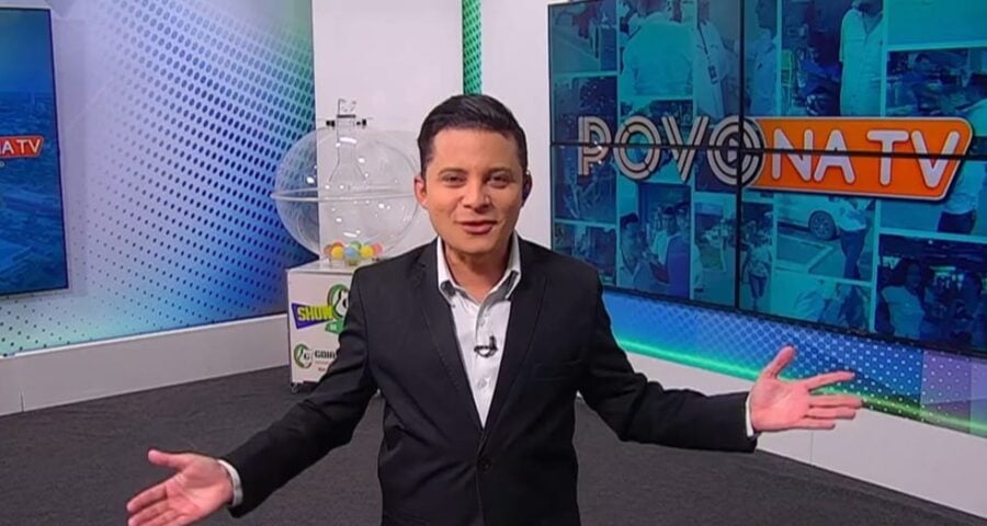 Programa Povo Na Tv foi apresentado por Léo Cândido - Foto: Reprodução/TV Norte Tocantins