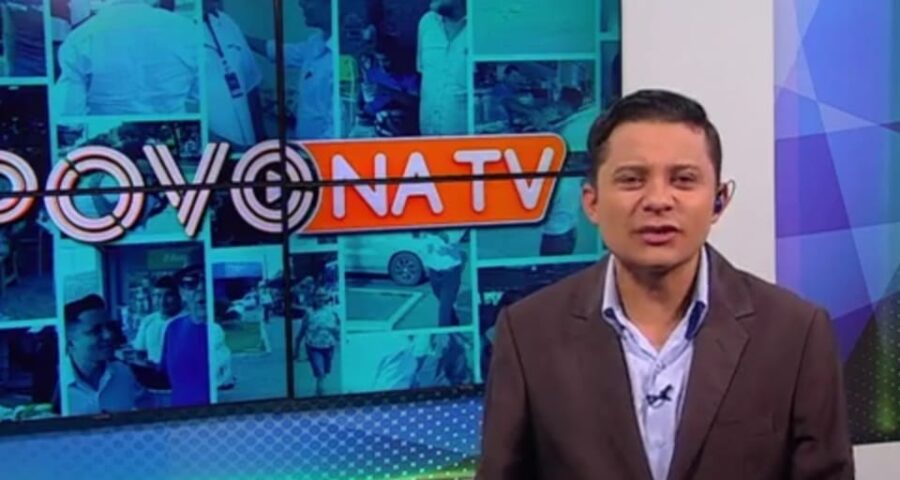 Programa Povo Na Tv foi apresentado por Léo Cândido - Foto: Reprodução/TV Norte Tocantins