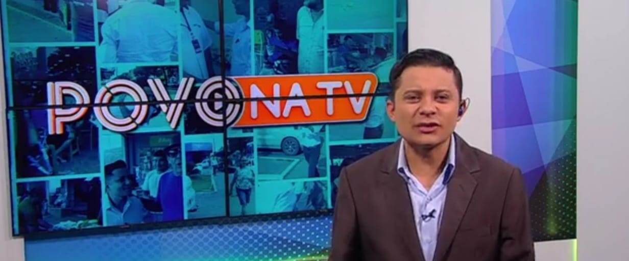 Programa Povo Na Tv foi apresentado por Léo Cândido - Foto: Reprodução/TV Norte Tocantins