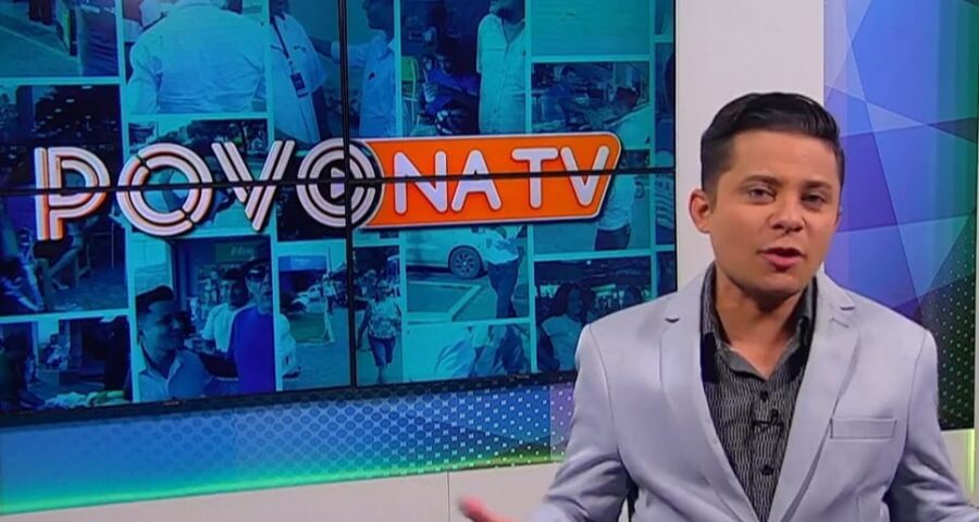 Programa Povo Na Tv foi apresentado por Léo Cândido - Foto: Reprodução/TV Norte Tocantins