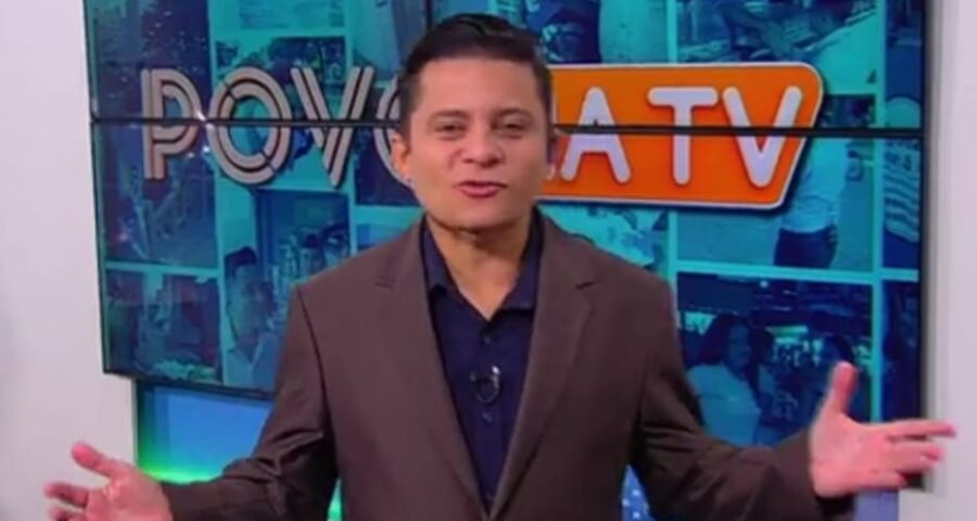 Programa Povo Na Tv foi apresentado por Léo Cândido - Foto: Reprodução/TV Norte Tocantins