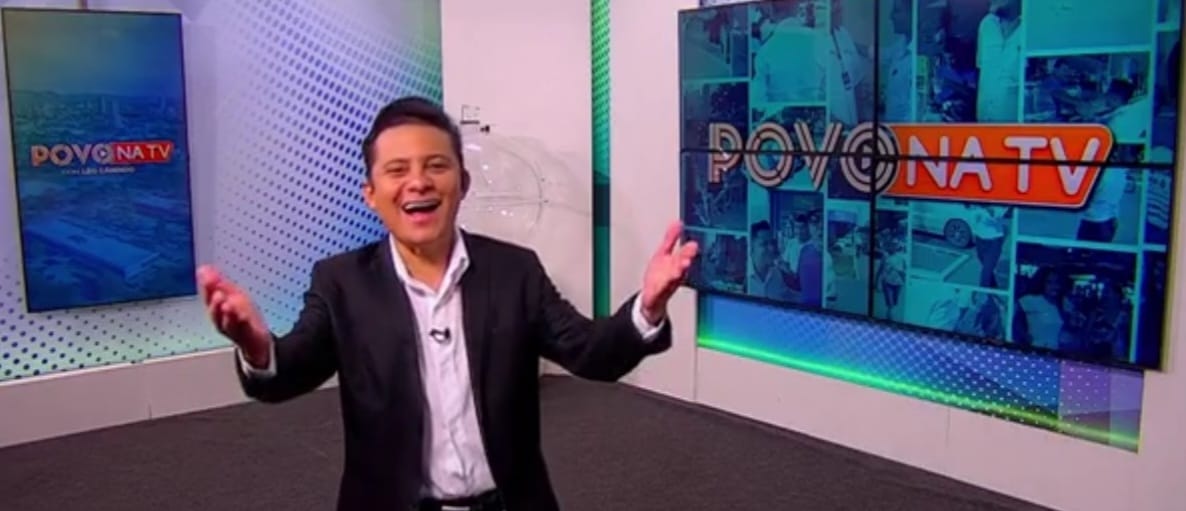 Programa Povo Na Tv foi apresentado por Léo Cândido - Foto: Reprodução/TV Norte Tocantins