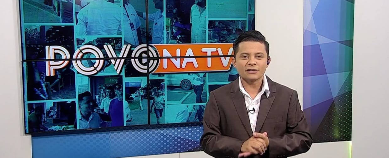 Programa Povo Na Tv foi apresentado por Léo Cândido - Foto: Reprodução/TV Norte Tocantins