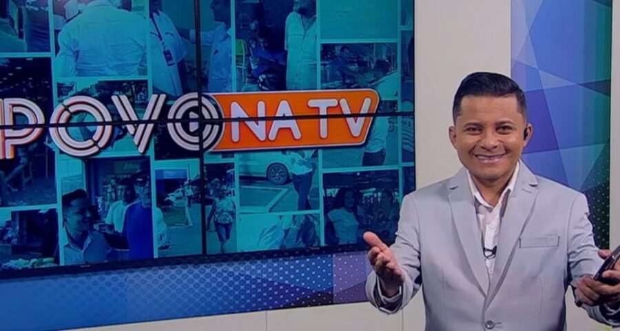 Programa Povo Na Tv foi apresentado por Léo Cândido - Foto: Reprodução/TV Norte Tocantins