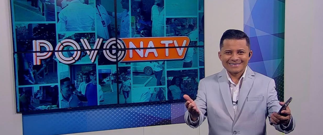Programa Povo Na Tv foi apresentado por Léo Cândido - Foto: Reprodução/TV Norte Tocantins