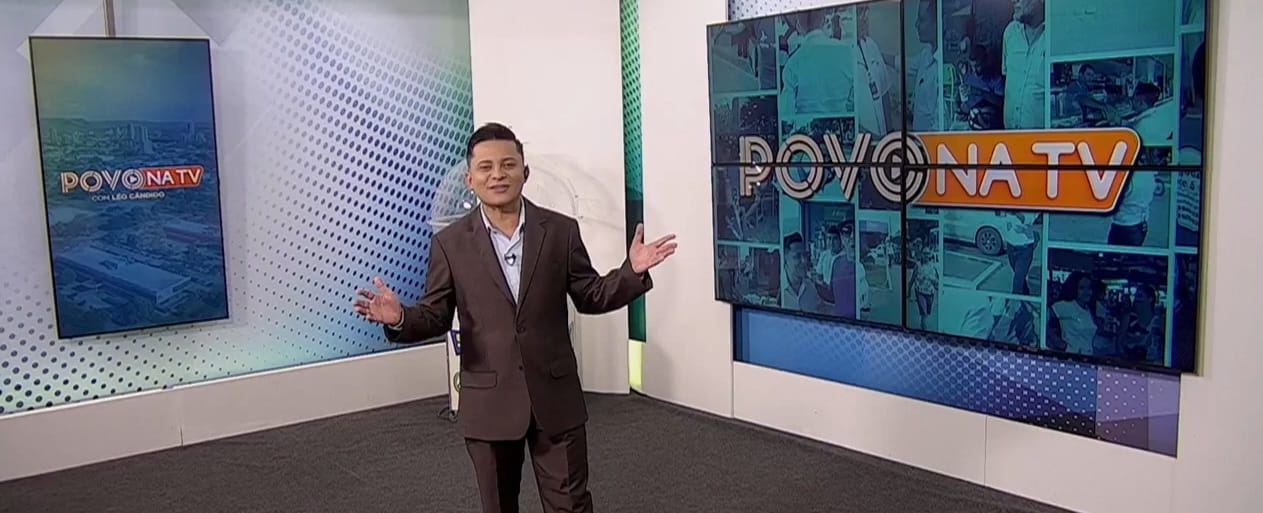 Programa Povo Na Tv foi apresentado por Léo Cândido - Foto: Reprodução/TV Norte Tocantins