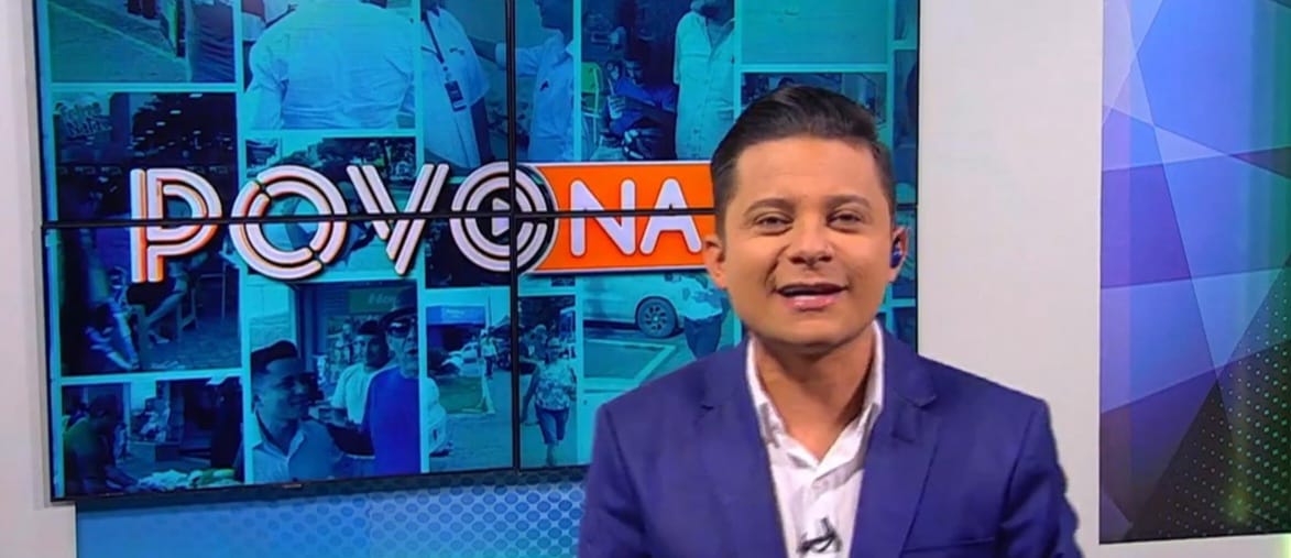 Programa Povo Na Tv foi apresentado por Léo Cândido - Foto: Reprodução/TV Norte Tocantins