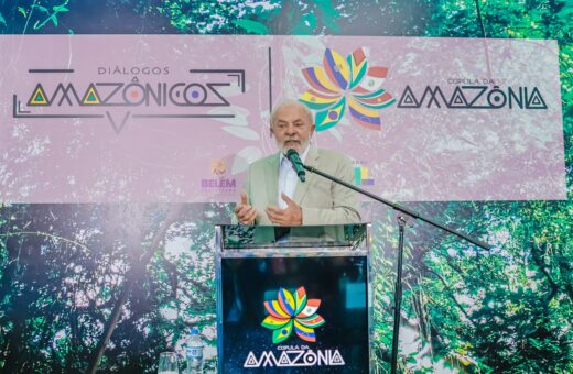 Presidente da República, Luiz Inácio Lula da Silva durante coletiva de imprensa no Hangar Centro de Convenções em Belém, no Pará - Foto: Ricardo Stuckert/PR