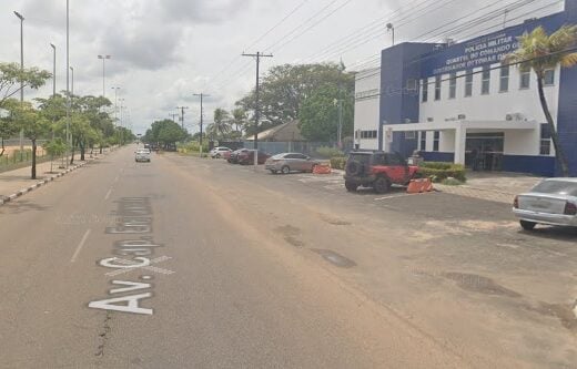 Trecho da Avenida Ene Garcez que será bloqueado - Foto: Reprodução/Google Maps