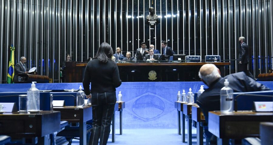 27 governadores participam de sessão de debates sobre a reforma tributária nesta terça-feira (28) no Senado -Foto: Waldemir Barreto/Agência Senado