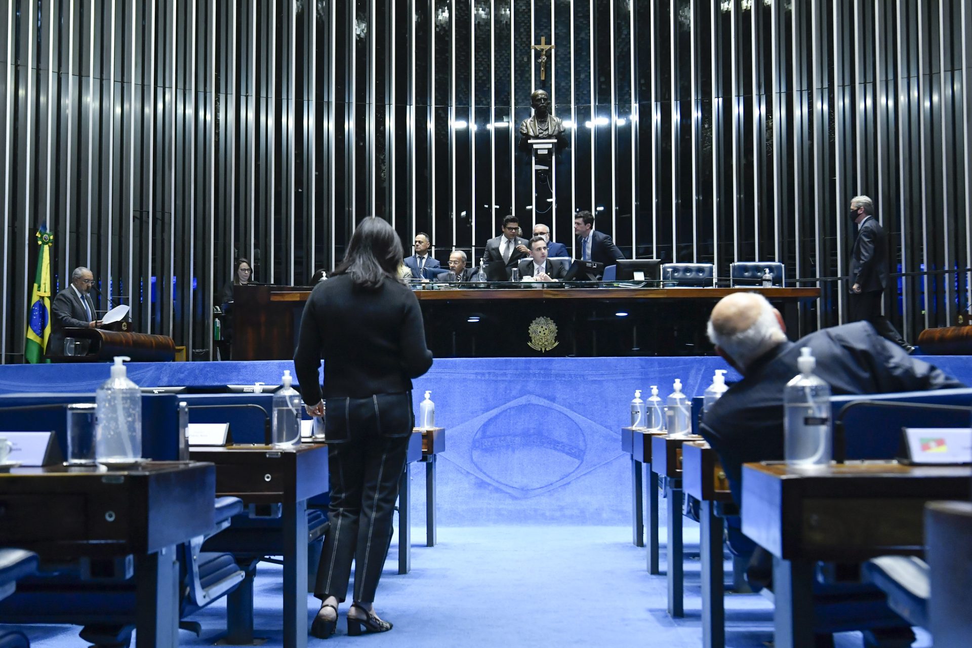 27 governadores participam de sessão de debates sobre a reforma tributária nesta terça-feira (28) no Senado -Foto: Waldemir Barreto/Agência Senado