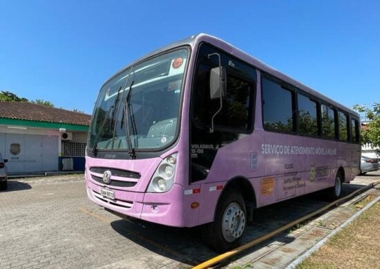 Ônibus para assistência às mulheres vítimas violências domésticas atenderão em Manaus - Foto: Divulgação/PC-AM