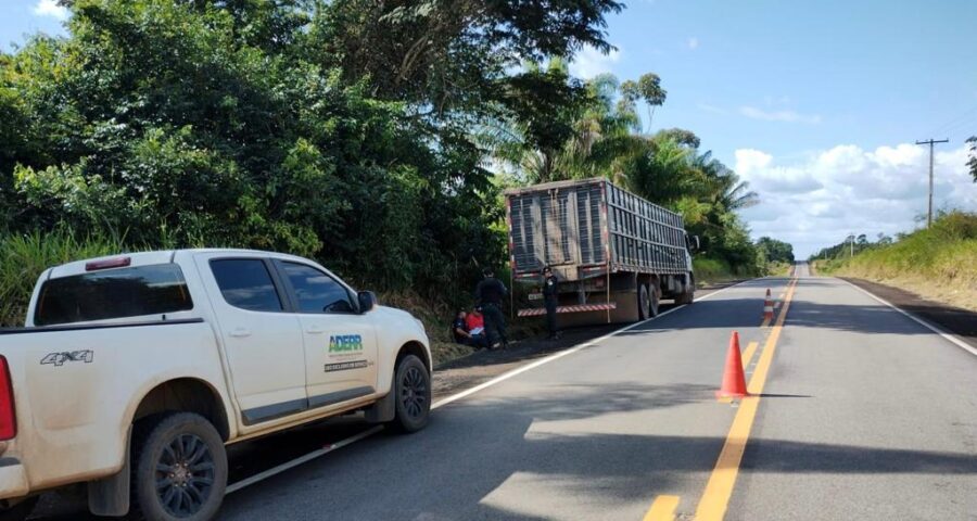 Aderr verificando transportadores de animais - Foto: Reprodução/Aderr