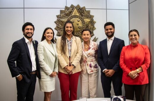 Ministra Anielle Franco e deputados norte-americanos