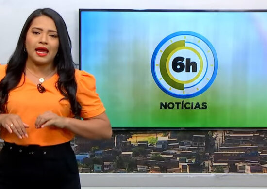 Jornal 6h Notícias foi apresentado por Luana Lima – Foto: Reprodução/TV Norte Amazonas