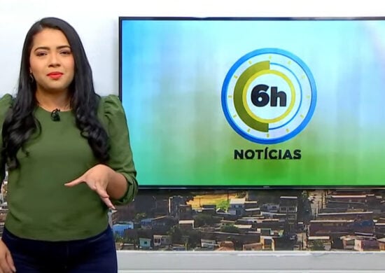 Jornal 6h Notícias foi apresentado por Luana Lima – Foto: Reprodução/TV Norte Amazonas