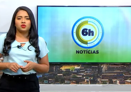 Jornal 6h Notícias foi apresentado por Luana Lima – Foto: Reprodução/TV Norte Amazonas