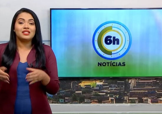 Jornal 6h Notícias foi apresentado por Luana Lima – Foto: Reprodução/TV Norte Amazonas