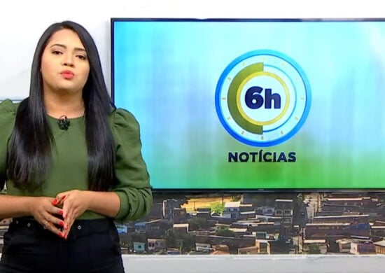 Jornal 6h Notícias foi apresentado por Luana Lima – Foto: Reprodução/TV Norte Amazonas