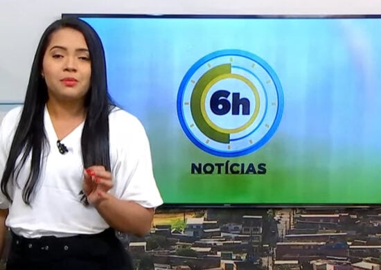 Jornal 6h Notícias foi apresentado por Luana Lima – Foto: Reprodução/TV Norte Amazonas