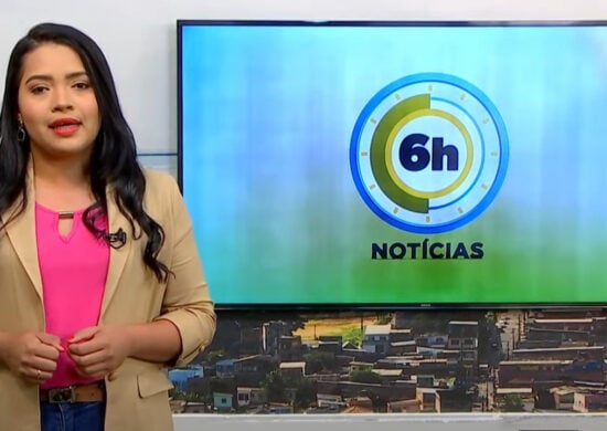 Jornal 6h Notícias foi apresentado por Luana Lima – Foto: Reprodução/TV Norte Amazonas