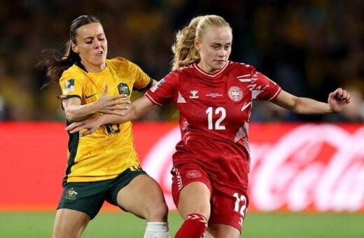 Dinamarca se despede da Copa do Mundo e a Austrália avança para as quartas de final - Foto: Reprodução/ Tiwtter @FIFAWWC