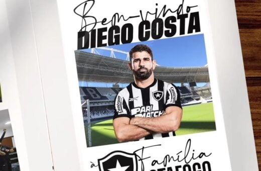 O ataque é a nova contratação do Botafogo - Foto: Reprodução/Instagram/@diego.costa