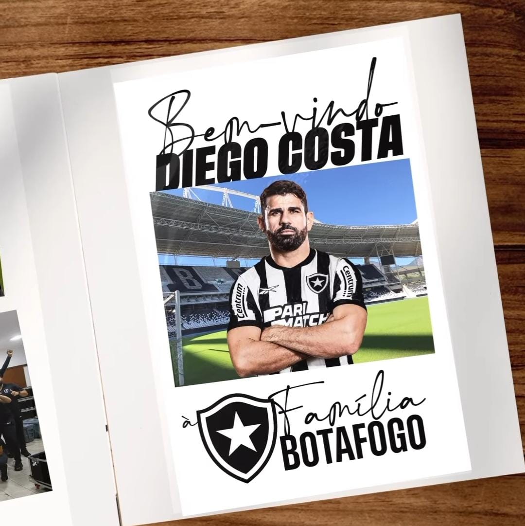 O ataque é a nova contratação do Botafogo - Foto: Reprodução/Instagram/@diego.costa