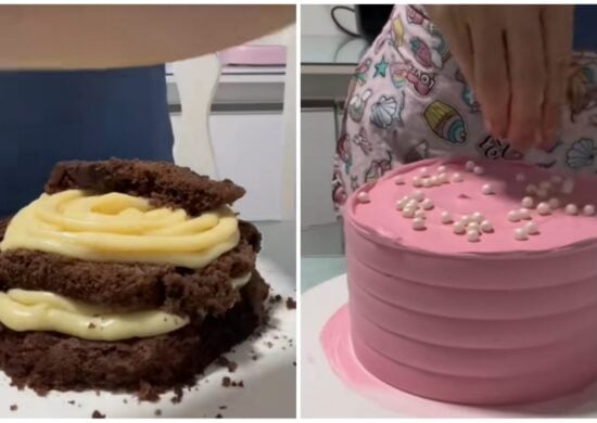 Confeiteira explicou que não cobrou pela encomenda e ofereceu mais um bolo de cortesia - Foto: Reprodução/TikTok/@Confeitaria_da_Leh